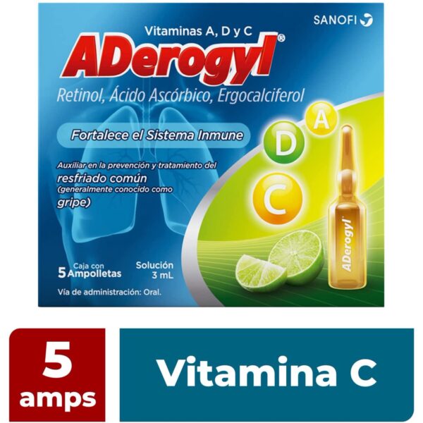 Aderogyl, 5 Ampolletas de 3ml