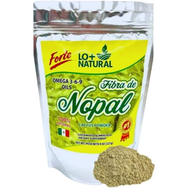 Fibra De Nopal 8 oz 100% Natural Suplemento Alimenticio/Cactus Fiber 8oz LO+NATURALDietary Supplement Vegan - Image 5