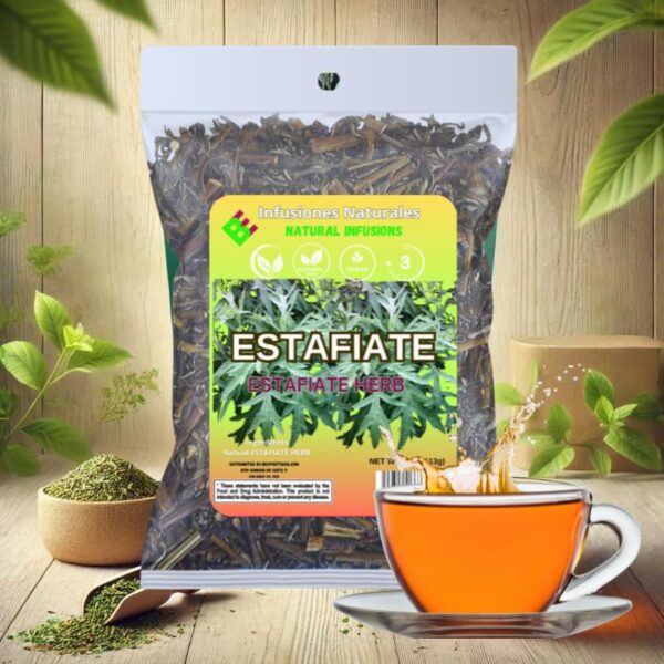 ESTAFIATE TE, Mugwort Herbal Tea 4oz (114gr) Estafiate Te | Artemisia ludoviciana | Stand Up Resealable Bag Crafted By Nature100% All Natural Fresh Tea Tea | Non-GMO | From Mexico