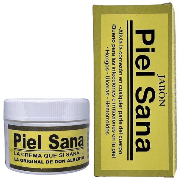 Piel Skin Jabon healthy Sana La Crema (Piel Skin Soap 3.5oz and Cream 1.38oz) - Image 2