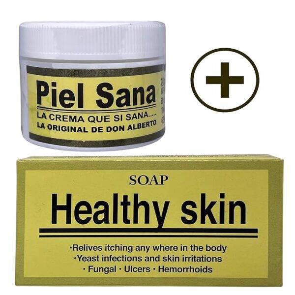 Piel Skin Jabon healthy Sana La Crema (Piel Skin Soap 3.5oz and Cream 1.38oz) - Image 3