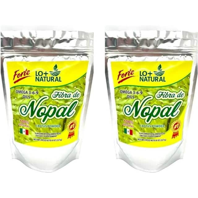 Fibra De Nopal 8 oz 100% Natural Suplemento Alimenticio/Cactus Fiber 8oz LO+NATURALDietary Supplement Vegan - Image 3