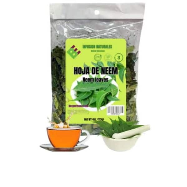 Hoja Neem TE 4 oz .113g. Neem Leaf Herb Tea Benefits for the Heart by B-Experts - Image 2