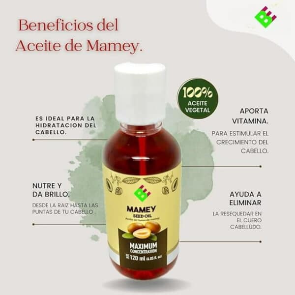 Mamey Seed Oil 4 oz (120 ml) Aceite De Hueso De Mamey MAXIMUN CONCETRATION - Image 4