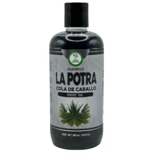 Shampoo Cola De Caballo (Shampoo horse tail plant) LA POTRA 500 ml Con Romero & Sabila(rosmary & aloe vera)