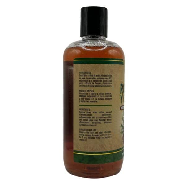 Shampoo Romero & Canela (Rosemary & Cinnamon) 16.9 fl oz Nutrir y revitalizar (Nourish and Revitalize) your hair PREMIUM SHAMPOO - Image 4