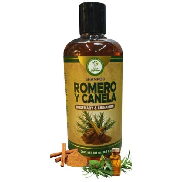 Shampoo Romero & Canela (Rosemary & Cinnamon) 16.9 fl oz Nutrir y revitalizar (Nourish and Revitalize) your hair PREMIUM SHAMPOO - Image 2