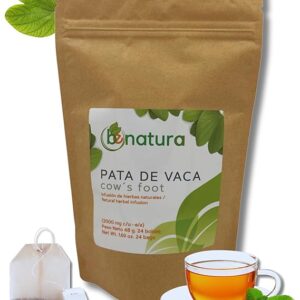 Pata de Vaca TE (cow's foot Tea) 24 bags, 100% Natural Infusion, Cultivada Organicamente| Organically Grown, Vegan.