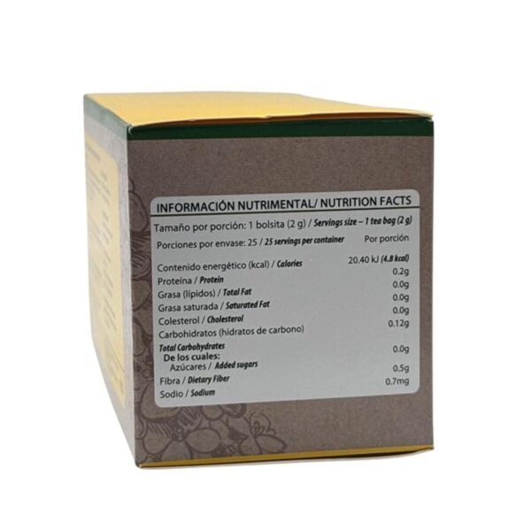 Gordolobo te (Mullein herbal tea) 25 tea bags, vegan, 100% natural, hecho en mexico Beverage - Image 5