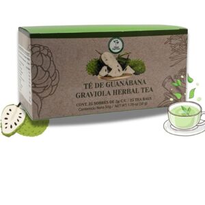 Guanabana te (Graviola herbal tea) 25 tea bags, vegan, 100% natural, hecho en mexico