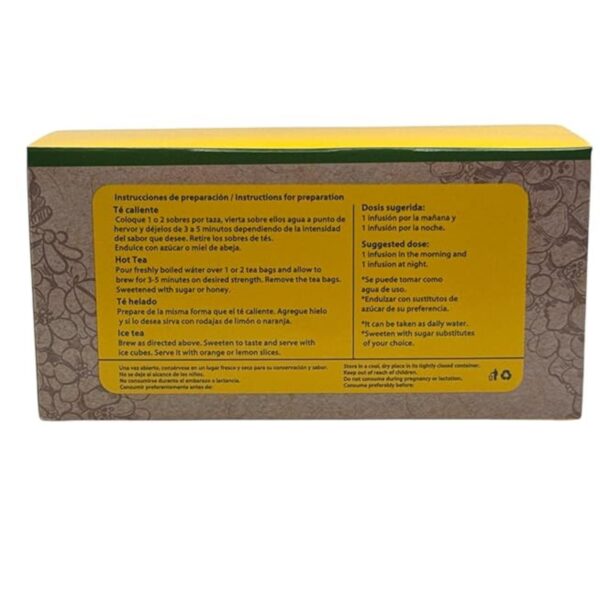 Gordolobo te (Mullein herbal tea) 25 tea bags, vegan, 100% natural, hecho en mexico Beverage - Image 3