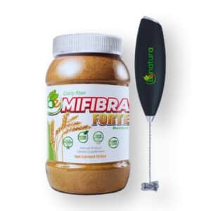 Fibra Diaria Premium, Simi-Style Fiber, Natural Ingredients, Antioxidants & Vitamins A, B12, C & D, Supports Detox & Digestion, 10.5 oz + Drink Mixer