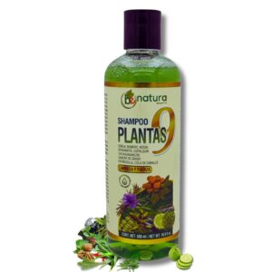 9-Plant Herbal Shampoo 16.9 fl oz–W/Cacahuananche, Sangre de Grado,Bergamota,Aloe(Sabila),Rosemary & More-Natural Botanical Formula– Paraben & Sodium-Free–Supports Strong, Clean & Healthy-Looking Hair Conditioner Haircare
