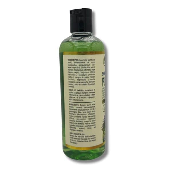 9-Plant Herbal Shampoo 16.9 fl oz–W/Cacahuananche, Sangre de Grado,Bergamota,Aloe(Sabila),Rosemary & More-Natural Botanical Formula– Paraben & Sodium-Free–Supports Strong, Clean & Healthy-Looking Hair Conditioner Haircare - Image 5