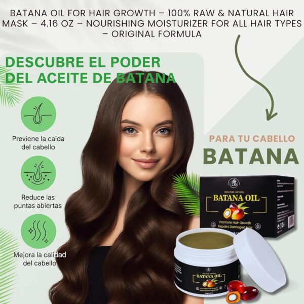 B-EXPERTS Batana Oil for Hair Growth - 100% Raw & Natural Hair Mask - 4.16 oz - Thickens Strengthens Moisturizes Repairs Split Ends - For All Hair Types - Bexpertsusa - Haircare - Image 6