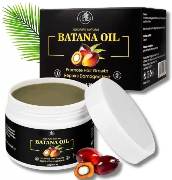 B-EXPERTS Batana Oil for Hair Growth - 100% Raw & Natural Hair Mask - 4.16 oz - Thickens Strengthens Moisturizes Repairs Split Ends - For All Hair Types - Bexpertsusa - Haircare