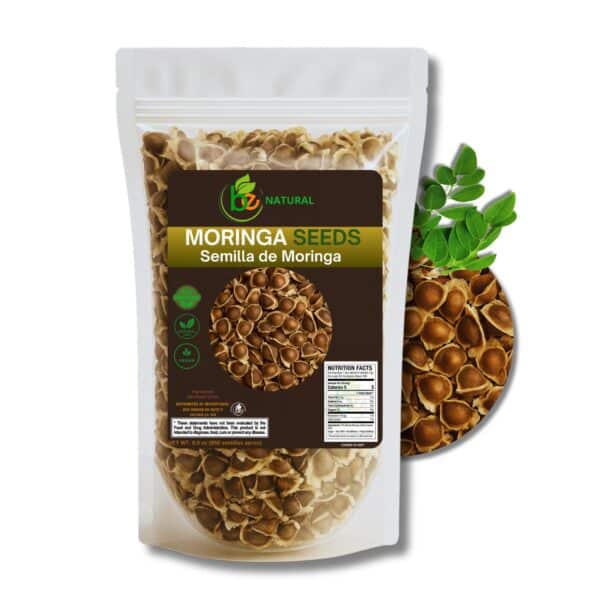 Moringa Seeds (Semillas) – 8.5 oz (Approx. 850 Seeds) – Premium Quality Moringa Oleifera – Edible – Non-GMO, Organically Grown – Superfood Rich in Nutrients – Resealable Pouch by Bexpertsusa