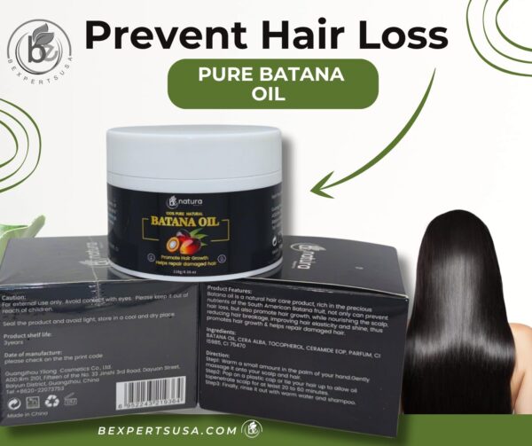 Batana Oil Hair Care Set-Shampoo with Collagen, Rosemary & Aloe Vera (16.9 fl oz) + Batana Oil Paste (4.16 oz) Nourishing & Moisturizing Duo–Salt-Free, Paraben-Free–For Dry & Thinning Hair–Men & Women - Image 7